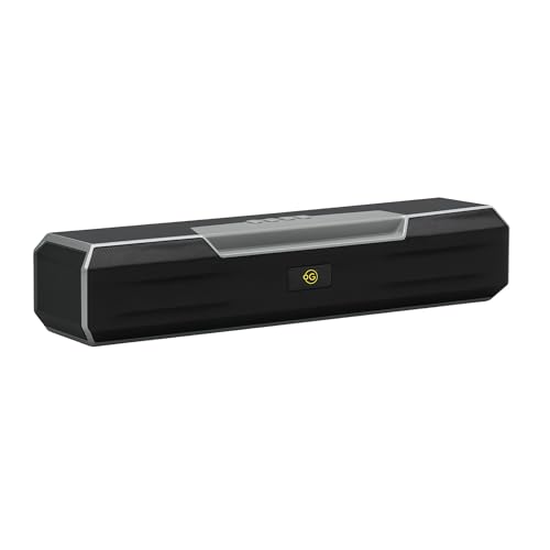 Image of OOGE Vibebox 7000 Bluetooth Speaker, 15W Portable Wireless Speaker with TWS Connection, Type-C Charging, AUX Input, FM Radio, USB & TF Card Support, 8H Playtime (Movie,Music Modes) (Grey)