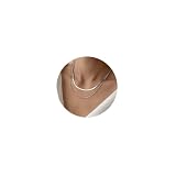 CHESKY Sterling Silver Necklace for Women Snake Chain Necklace Herringbone Necklace Gold Choker Neck