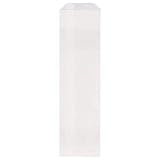 Disposable Silverware Flatware Paper Bags 2.75 x 10 inches White Plain Churro Bag Kitchen Cutlery Ut