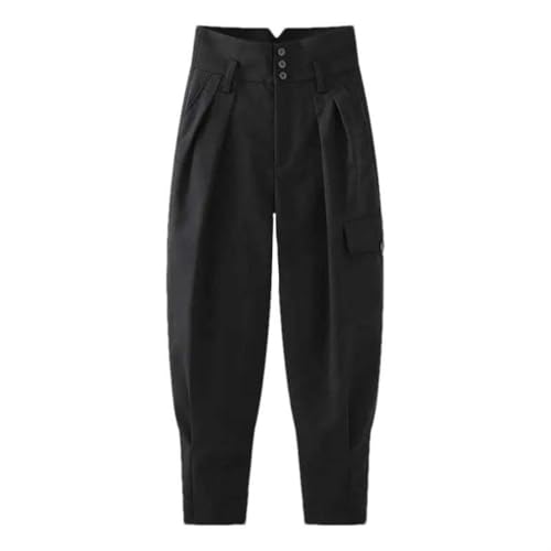 Pantalon ample femme printemps automne taille haute vêtement de travail décontracté