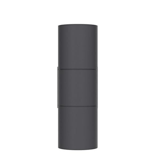 Image of rosykite Outdoor Wall Light Fixture, Cylinder Modern Up Down Lighting