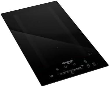 Cooktop de Indução Dako 2 Bocas Preto com Zona Flexível 220v