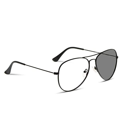 Vast® Photochromic Blue Cut Computer Glasses for Eye Protection | Zero Power Anti Glare & Blue Light Filter Glasses | UV Protect Specs for Men & Women| Frames| Cooling Glasses Lens