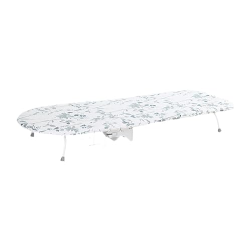 LOVIVER Household Ironing Board Folding Ironing Board Ironing Garments Compact Tabletop Ironing Board for Travel Craft Room Apartment, Floral
