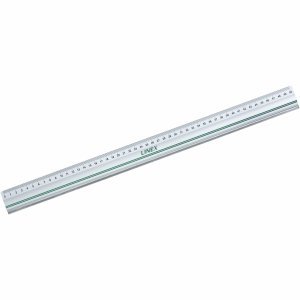 Linex 10 x Lineal Aluminium mit Schneidekante 50 cm