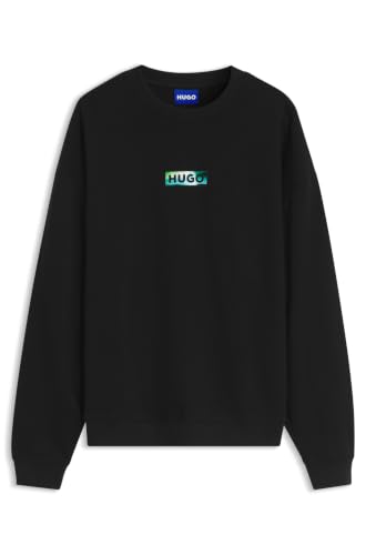 Image of Hugo Men's Norocrew 10273008 01 Sweatshirt, Black 001, L
