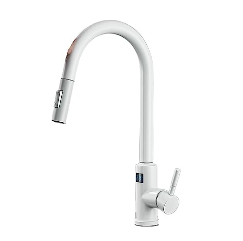 Robinet tactile de cuisine avec mitigeur eau chaude froide et écran à capteur intelligent