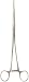 SE 611FC 10" Stainless Steel Self-Locking Curved Forceps