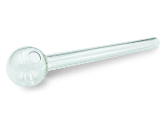 4.5" Thick Glass Oil Burner Pipe for Smoking | Perfect for Oils & Concentrates | Easy to Use & Handy