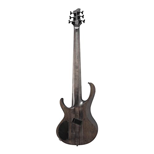 Image of Ibanez Bass Workshop BTB806MS Multi-scale 6-string Bass Guitar - Transparent Gray Flat