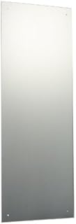 120 x 45cm Rectangle Bathroom Mirror with Drilled Holes & Chrome Cap Wall Hanging Fixing Kit