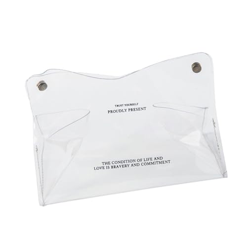 Montesy Sturdy PVC Tissue Storage Box Holder for Home and Office Use Elegant Designs Keeps Tissues Dry and Portable to Use