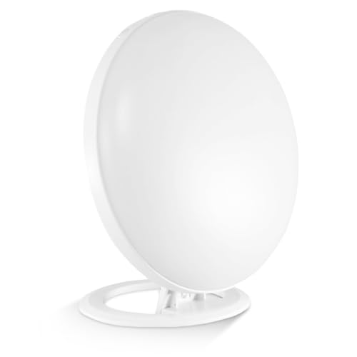HOSPAOP Lámpara de Luz Diurna 10000 Lux, Lámpara Terapia de Luz LED sin UV, Luz Solar Artificial con Regulador de Intensidad y 3 Modos de Color, Fototerapia para Oficina, Casa, Escritorio