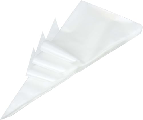 Extra Large Piping Bags 24 Inch HOMIOVE 50 Pack Long Big Disposable Pastry Bags Thick Anti-Burst Tipless Cake Decorating Bags for Decorating Cupcakes Cakes Cookies