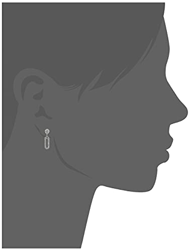 Rhodium Plated Earring with Austrian Crystals