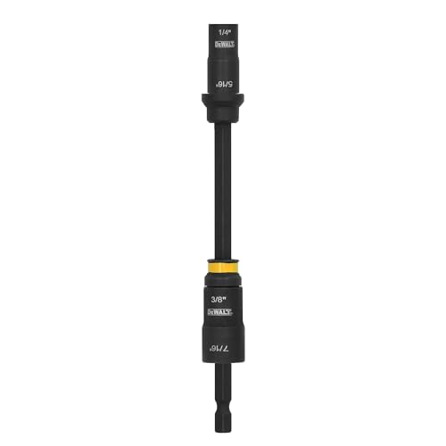 Dewalt DWADENDEXT-2 Flextorq Socket And Socket Extension, Sae, 4-In-1, With 6 Inch Extension, Double Ended Nut Driver thumb #7
