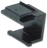 Digitus DNBLIND Locking Cap for Blank Patch Panels Or Sockets, Black, Keystone Module - Blind Cap, Universal