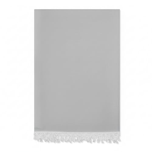 Image of Bhagalpuri Soft Dull Cotton Single Chadar | Single Thread Lightweight Odhne Wali Chadar | Top Sheet for Sleeping Summer (Grey)