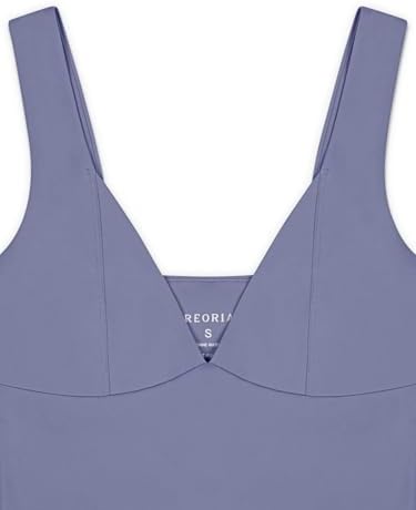 REORIA Women's Summer Sexy Casual Deep V Neck Sleeveless Slim Fit Cropped Corset Cami Fashion Trendy Y2k Going Out Crop Tank Tops Blue Nova Small