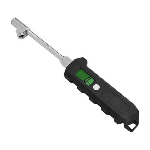Digital Tire Pressure Gauge with LCD Display and Flashlight, 0-200 PSI Range for Car, Truck, for Bike and RV Tires, Bi-Directional Dual-Head Design