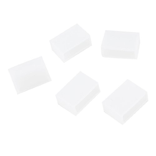 Sourcingmap Silicone Waterproof LED Strip Light End Cap Cover 12mm Width 5 Pcs