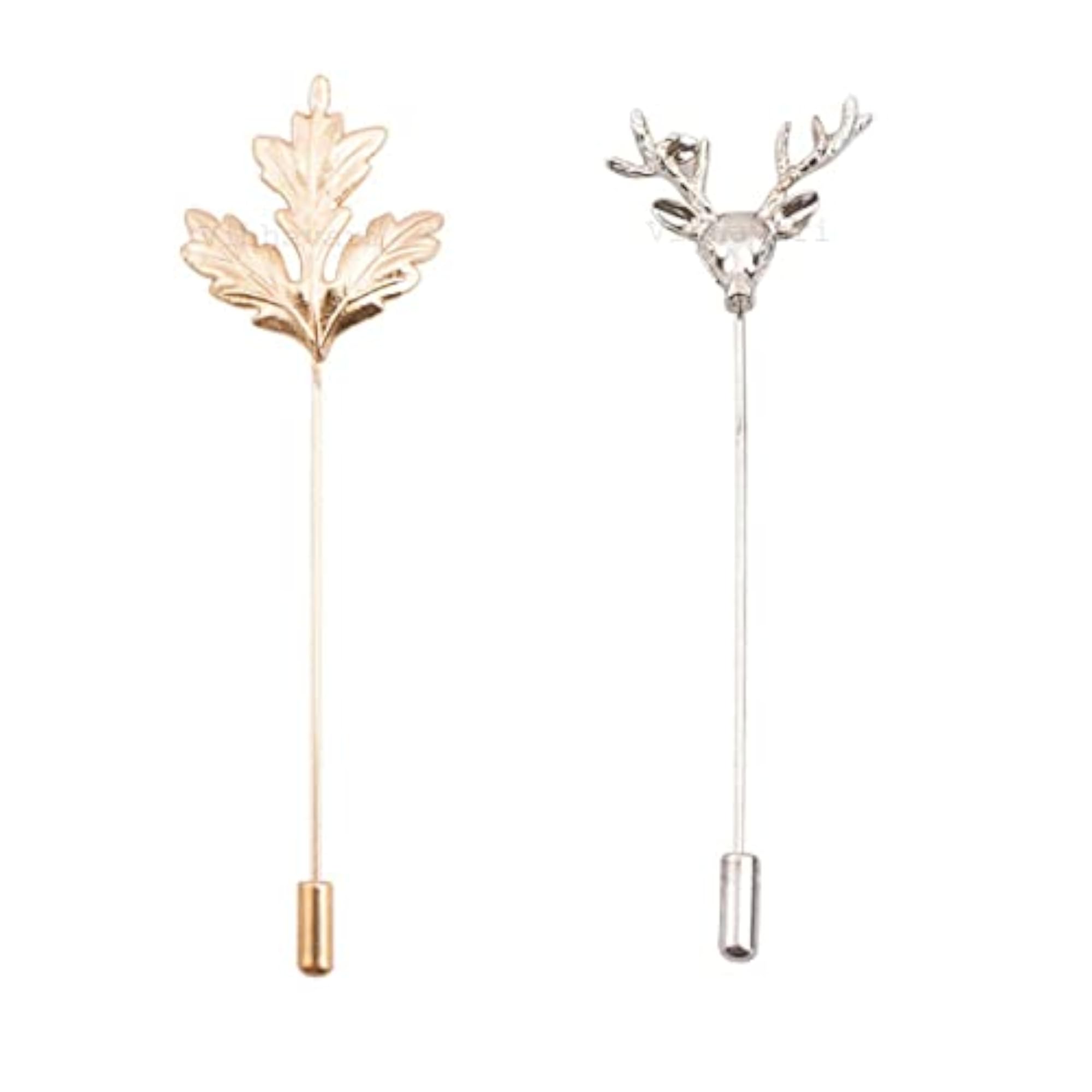 Pack of 2 Men's Brooch/Lapel Pins Combo