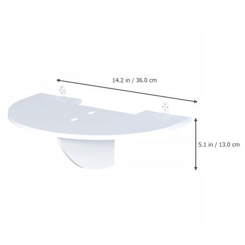Soporte de proyector sin perforaciones MAGICLULU, estante de pared espacioso 4