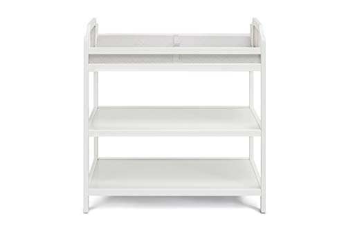 Image of Suite Bebe Brees Changing Table in White and Vintage Birch