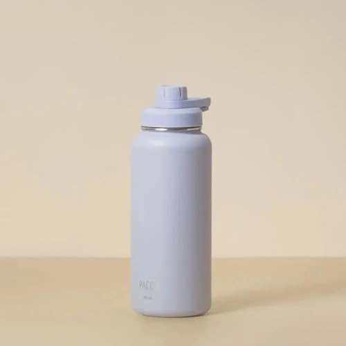 PACCO Garrafa Térmica Hydra V2 950ml (lavanda) Aço Inox 18/8 Até 24h Gelada, até 12h Quente Tampa Hermética