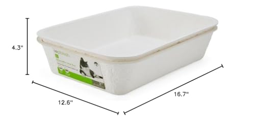 So Phresh Disposable Litter Box Set Large 16.7" L X 12.6" W X 4.3" H