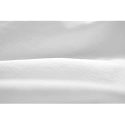 Sabana Encimera Cama 180 L1NK STUDIO Sabana encimera Lisa Cama 180 cm (270X280cm) 100% algodón (Percal 200 Hilos) Blanco ÓPTICO