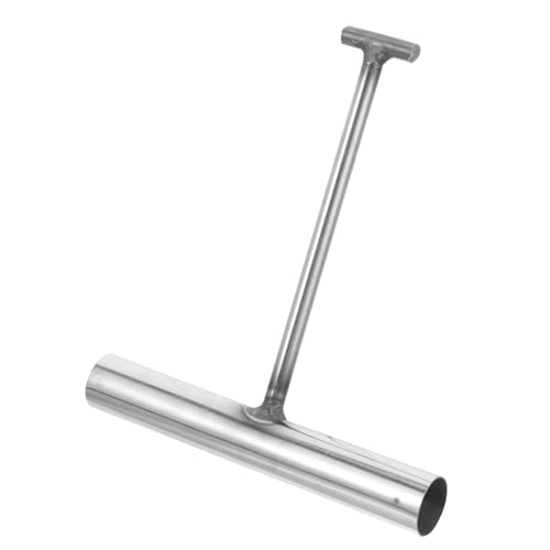 SOLUSTRE Manhole Cover Pull Hook Heavy Duty Stainless Steel Lifter t Shaped Hook for Lifting and Transport