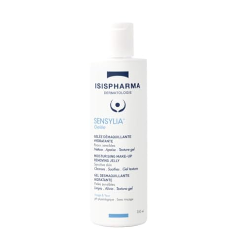 ISISPHARMA SENSYLIA Gelée Démaquillante 250 ml - Nettoie, Hydrate et Apaise les sensations d’inconforts - Texture innovante et rafraichissante - Peaux sensibles - Fabrication française