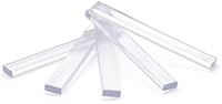 Vista 3 de CRL Bloques de ajuste de plástico transparente de 1/8" x 1/4" x 2" - PSB125 - 100 piezas