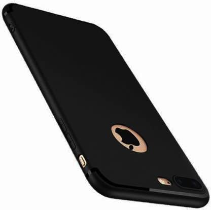 Image of Mobile Back Cover Case for iPhone 7 Plus (Silicone Case|CameraProtection|Black SC1510)