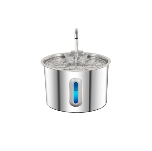 Fuente de agua para gatos acero inoxidable 2.2L