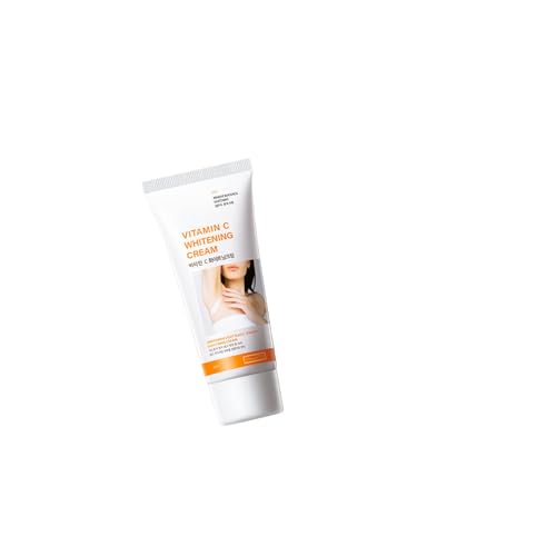 Crema Blanqueadora Corporal 55g,Crema Aclaradora de Manchas Oscuras con Vitamina C,Hidratante y Suave para Axilas