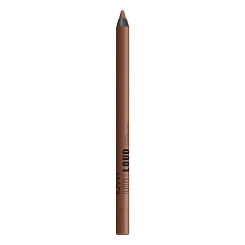 NYX Professional Makeup Lipliner, Mattes Finish, Kuss- und farbecht sowie wischfest, Langanhaltend, Line Loud, 07 Total Baller