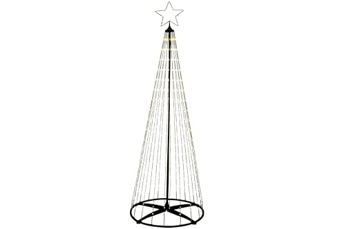 X-MAS Art Collection LED Metall Baum 210 cm Weihnachtsbaum 370 LED...