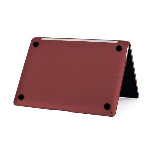 Image of Red Lemon Honeycomb Matte Hardcase Case Cover for M1 MacBook Air 13 inch M1 A2337 A2179 with Retina Display Touch id (Wine Red)