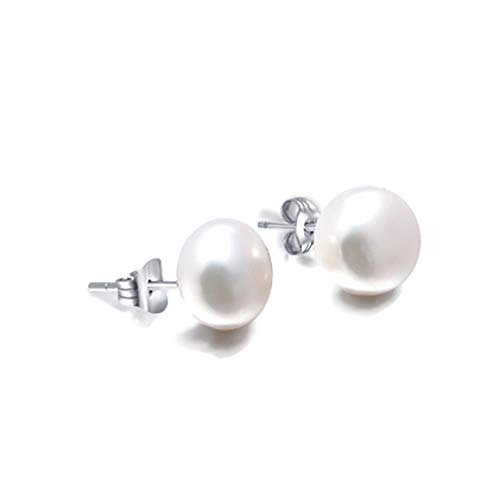 Titanium Hypoallergenic Earrings with Fresh Water Pearls, For Sensitive Ears