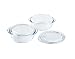 Produktbild Pyrex 4 in 1  2 Schmortöpfe 1 l  Borosilikatglas  Kochen mit Dampffunktion  gekochte Küche  mikrowellengeeignet und spülmaschinenfest