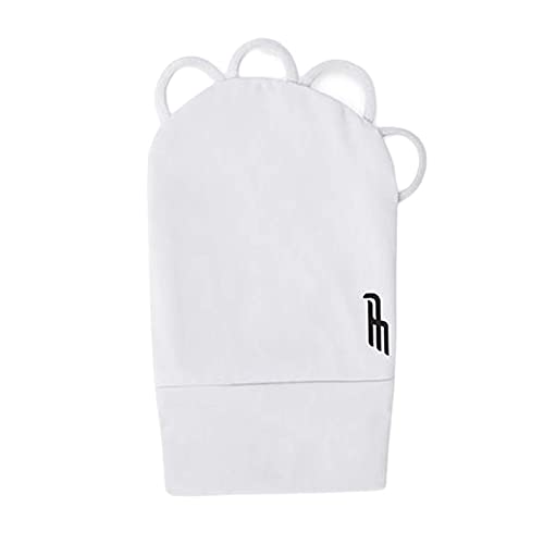 ゴルフ日焼け止めフィンガーグローブ アイスシルク素材 軽量 伸縮性 ポータブルL 右 ホワイト, 右白