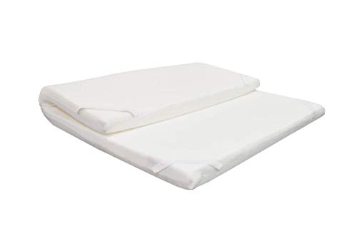 DUÉRMETE ONLINE - Gran Confort Colchón Topper Viscoelástico con Visco Gel, para cama de 120 x 200 x 5 cm