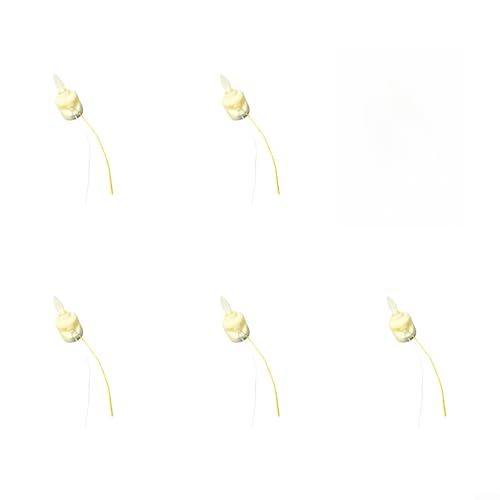 NINMORTH Módulo electrónico de vela LED sin llama con efecto de llama bailando simulado, tablero para lámpara de decoración de mesa de boda DIY (5 piezas)