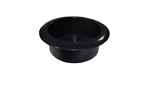 FR Universal Replacement Black Plastic Cup Holder, 3 1/2