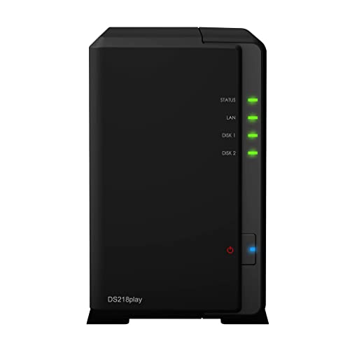 Synology DS218PLAY 4TB 2 Bay NAS Lösung | Eingerichtet mit 2 x 2TB