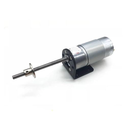 Moteur CC JGB37-555 24V avec bride et arbre long pour robotique - 2
