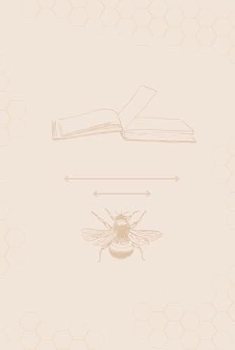 Journal abeille et nid d'abeille carnet d'écriture ligné