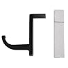 Compact Metal Headphone Stand with Small Hook Suitable for Internet Cafe Use and Computer Desk Organization, and Space Saving (black) #1